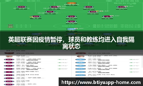 英超联赛因疫情暂停，球员和教练均进入自我隔离状态