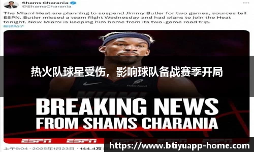热火队球星受伤，影响球队备战赛季开局